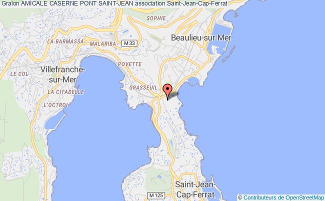 plan association Amicale Caserne Pont Saint-jean 