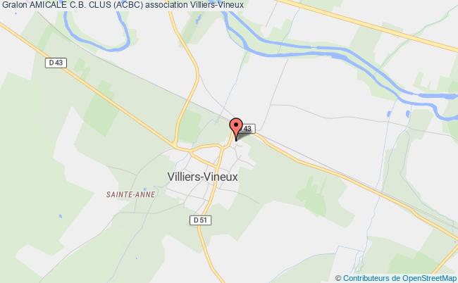 plan association Amicale C.b. Clus (acbc) Villiers-Vineux