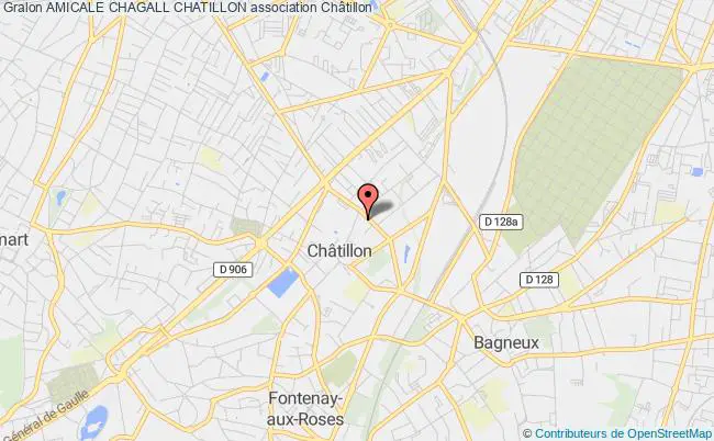 plan association Amicale Chagall Chatillon Châtillon