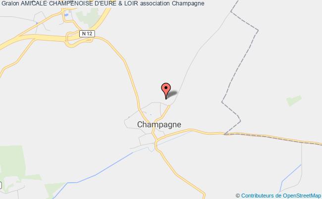 plan association Amicale Champenoise D'eure & Loir Champagne