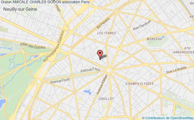 plan association Amicale Charles Godon Paris