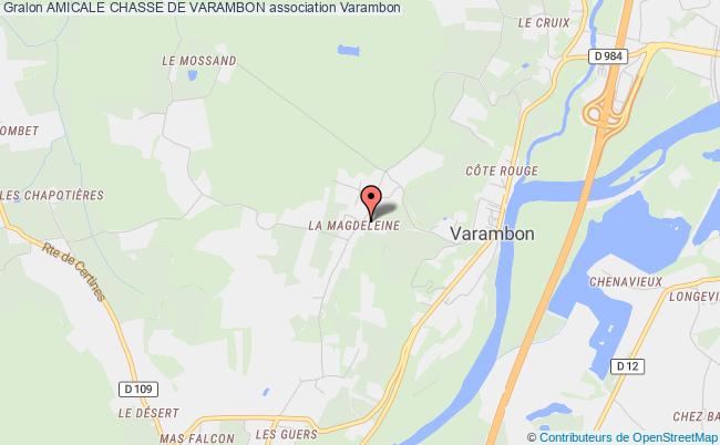 plan association Amicale Chasse De Varambon Varambon