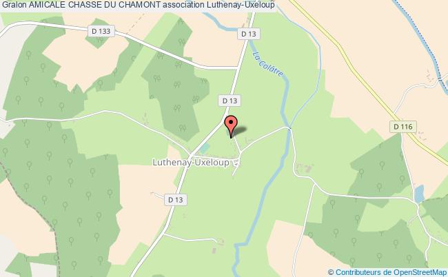 plan association Amicale Chasse Du Chamont Luthenay-Uxeloup