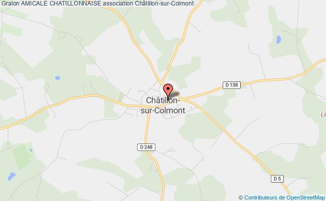 plan association Amicale Chatillonnaise Châtillon-sur-Colmont
