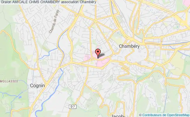 plan association Amicale Chms Chambery Chambéry