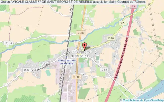 plan association Amicale Classe 77 De Saint-georges-de-reneins Saint-Georges-de-Reneins