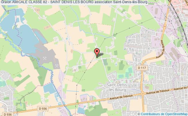 plan association Amicale Classe 82 - Saint Denis Les Bourg Saint-Denis-lès-Bourg