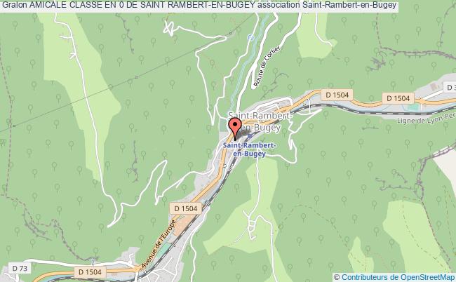 plan association Amicale Classe En 0 De Saint Rambert-en-bugey Saint-Rambert-en-Bugey