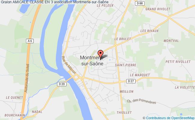 plan association Amicale Classe En 3 Montmerle-sur-Saône