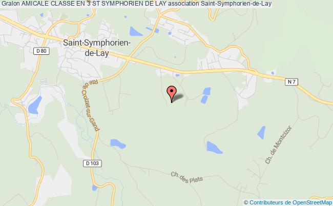 plan association Amicale Classe En 3 St Symphorien De Lay Saint-Symphorien-de-Lay