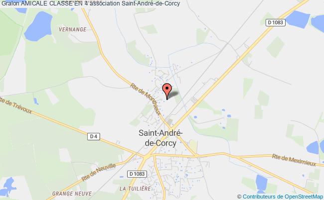 plan association Amicale Classe En 4 Saint-André-de-Corcy