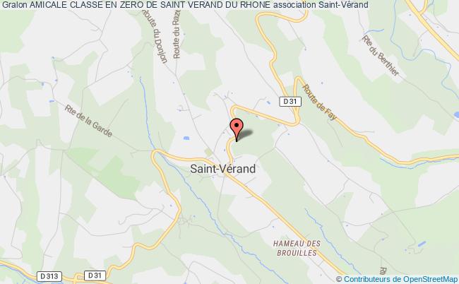 plan association Amicale Classe En Zero De Saint Verand Du Rhone Saint-Vérand
