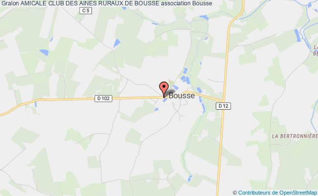 plan association Amicale Club Des Aines Ruraux De Bousse Bousse