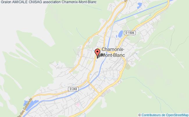 plan association Amicale Cnisag Chamonix-Mont-Blanc
