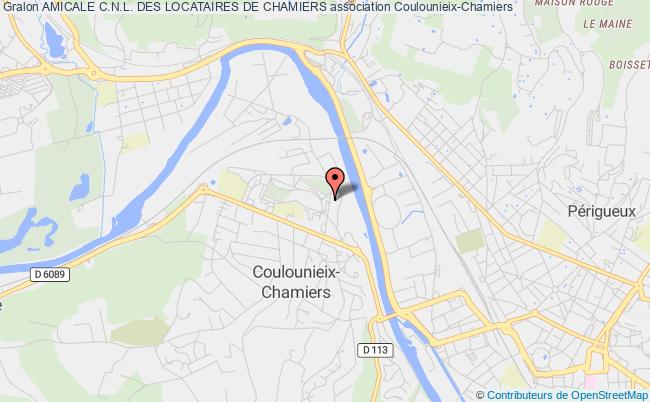plan association Amicale C.n.l. Des Locataires De Chamiers Coulounieix-Chamiers