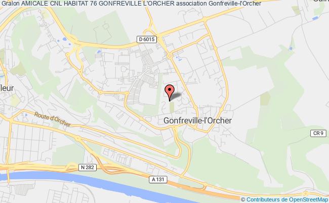 plan association Amicale Cnl Habitat 76 Gonfreville L'orcher Gonfreville-l'Orcher
