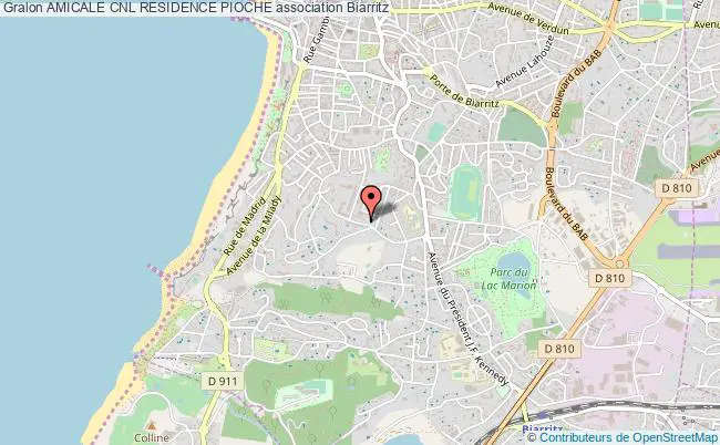 plan association Amicale Cnl Residence Pioche Biarritz