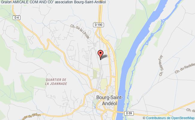 plan association Amicale Com And Co' Bourg-Saint-Andéol