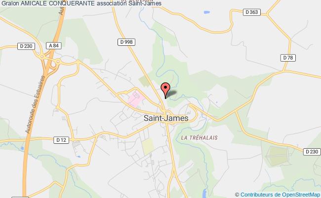 plan association Amicale Conquerante Saint-James