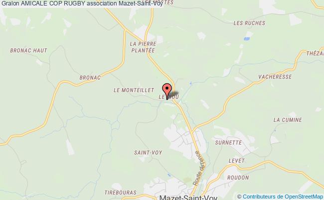 plan association Amicale Cop Rugby Mazet-Saint-Voy