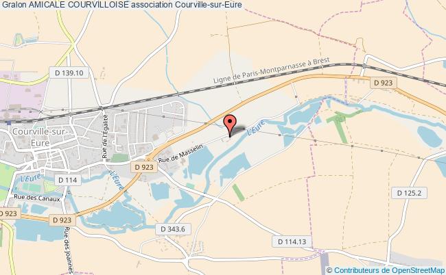plan association Amicale Courvilloise Courville-sur-Eure