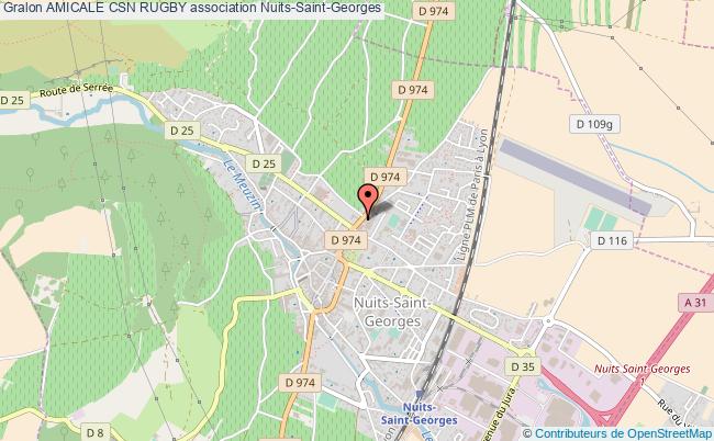 plan association Amicale Csn Rugby Nuits-Saint-Georges