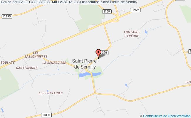 plan association Amicale Cycliste Semillaise (a.c.s) Saint-Pierre-de-Semilly