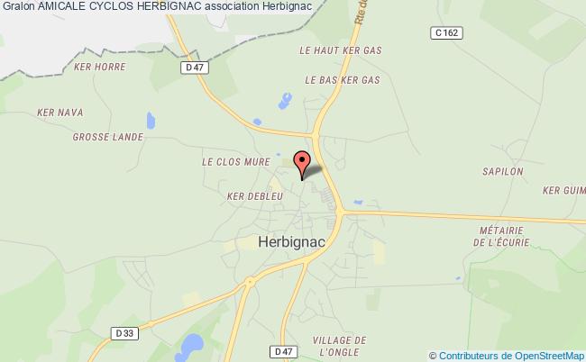 plan association Amicale Cyclos Herbignac Herbignac