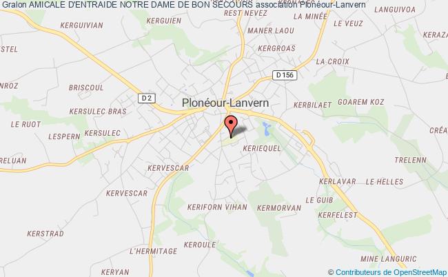 plan association Amicale D'entraide Notre Dame De Bon Secours Plonéour-Lanvern