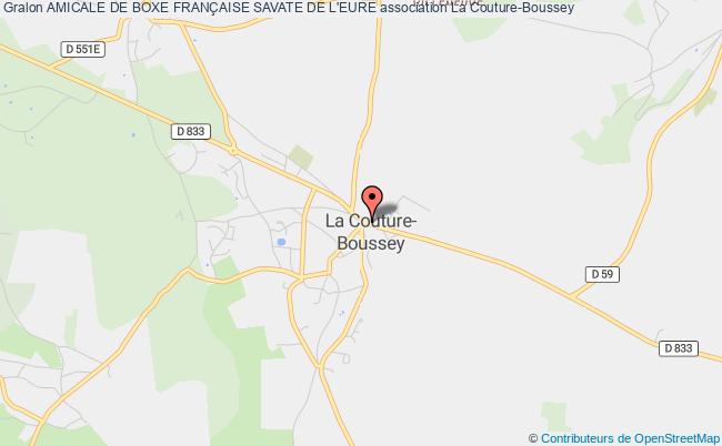 plan association Amicale De Boxe FranÇaise Savate De L'eure Couture-Boussey