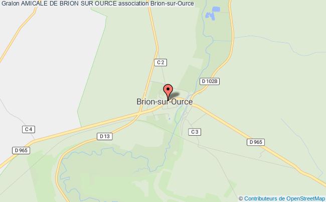 plan association Amicale De Brion Sur Ource Brion-sur-Ource