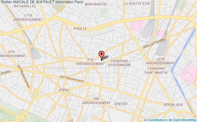 plan association Amicale De Buffault Paris