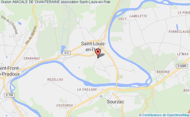 plan association Amicale De Chanteraine Saint-Louis-en-l'Isle