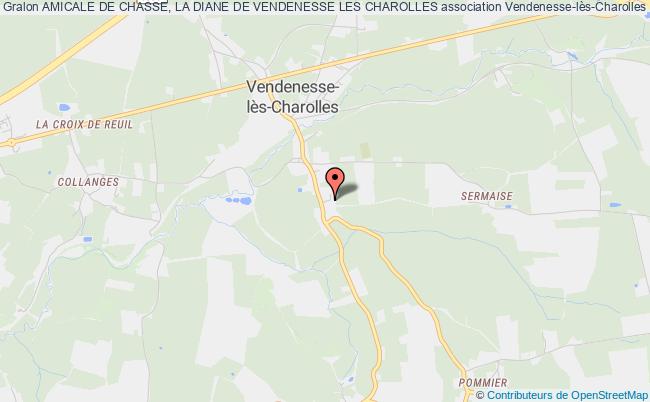 plan association Amicale De Chasse, La Diane De Vendenesse Les Charolles Vendenesse-lès-Charolles
