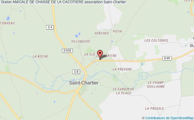 plan association Amicale De Chasse De La Cacotiere Saint-Chartier