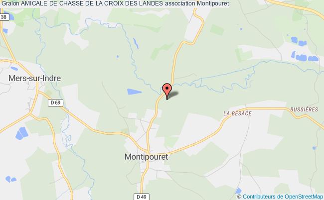 plan association Amicale De Chasse De La Croix Des Landes Montipouret