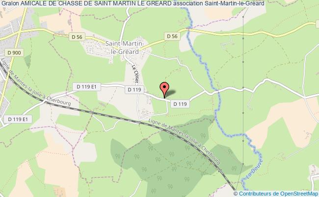 plan association Amicale De Chasse De Saint Martin Le Greard Saint-Martin-le-Gréard
