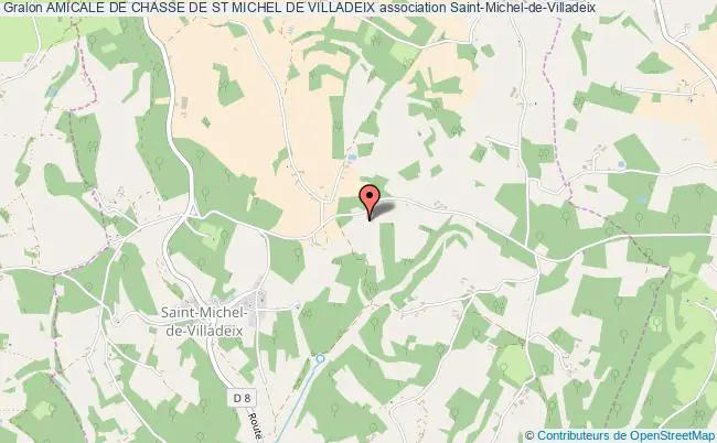 plan association Amicale De Chasse De St Michel De Villadeix Saint-Michel-de-Villadeix