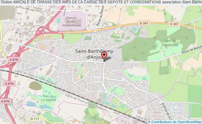 plan association Amicale De Chasse Des Amis De La Caisse Des Depots Et Consignations Saint-Barthélemy-d'Anjou