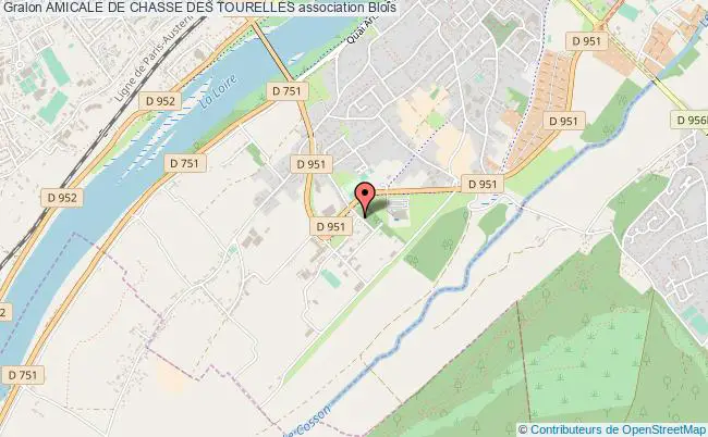 plan association Amicale De Chasse Des Tourelles Blois
