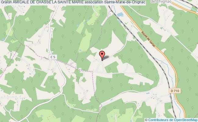 plan association Amicale De Chasse La Sainte Marie Sainte-Marie-de-Chignac