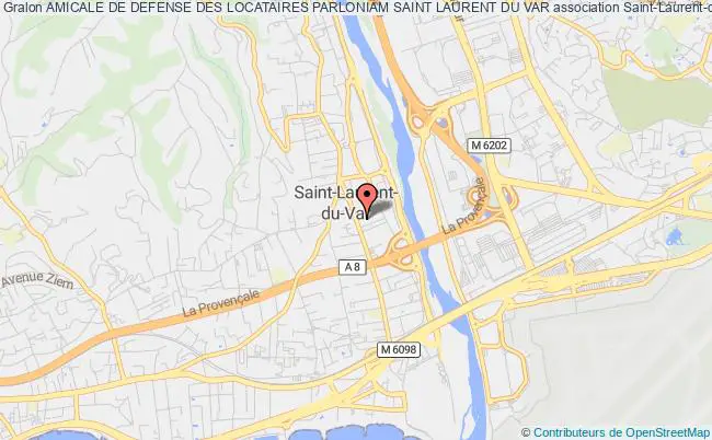 plan association Amicale De Defense Des Locataires Parloniam Saint Laurent Du Var Saint-Laurent-du-Var