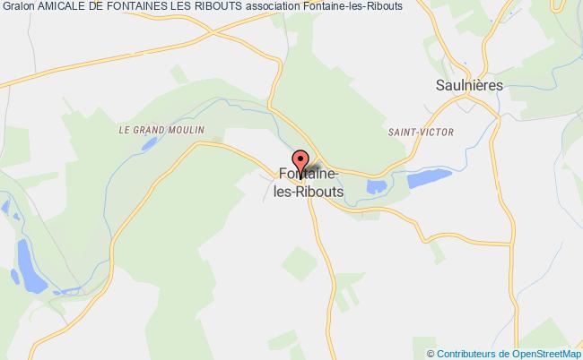 plan association Amicale De Fontaines Les Ribouts Fontaine-les-Ribouts
