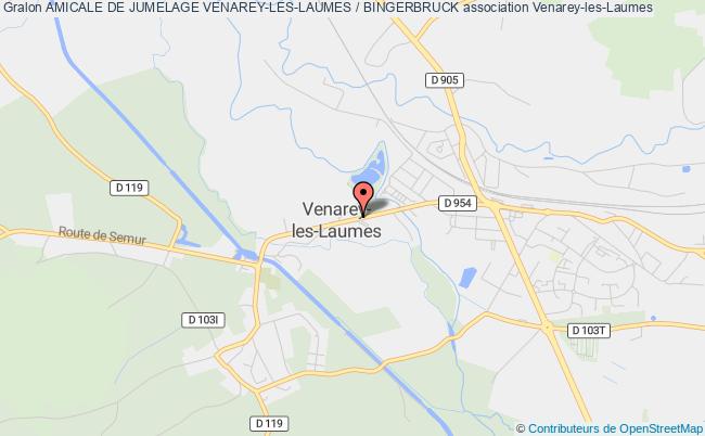 plan association Amicale De Jumelage Venarey-les-laumes / Bingerbruck Venarey-les-Laumes