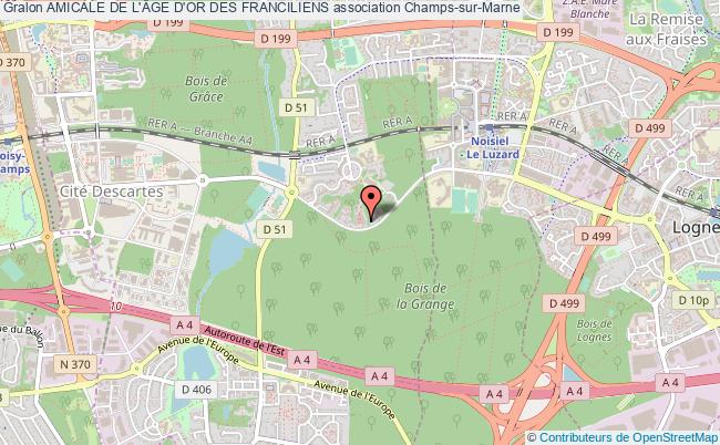 plan association Amicale De L'Âge D'or Des Franciliens Champs-sur-Marne