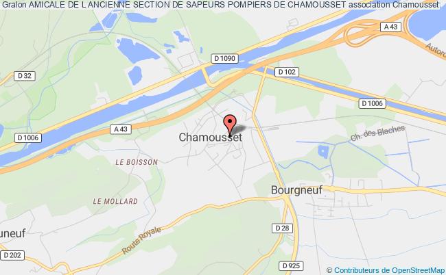 plan association Amicale De L Ancienne Section De Sapeurs Pompiers De Chamousset Chamousset