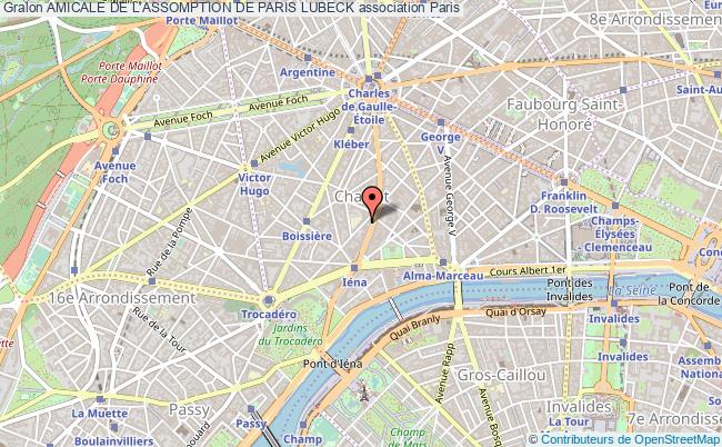 plan association Amicale De L'assomption De Paris Lubeck Paris