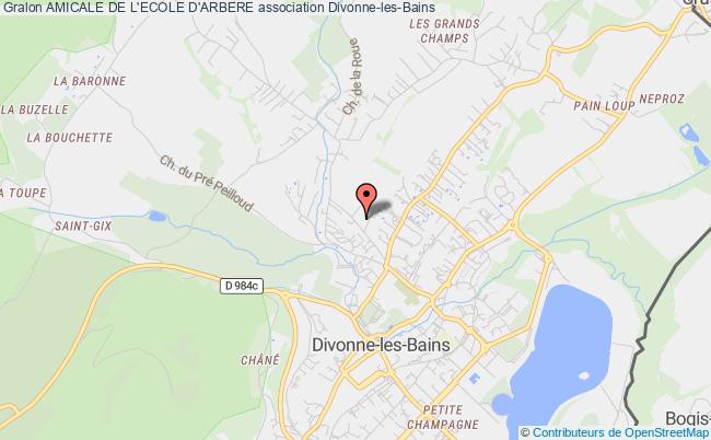 plan association Amicale De L'ecole D'arbere Divonne-les-Bains
