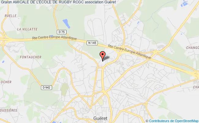 plan association Amicale De L’École De Rugby Rcgc Guéret