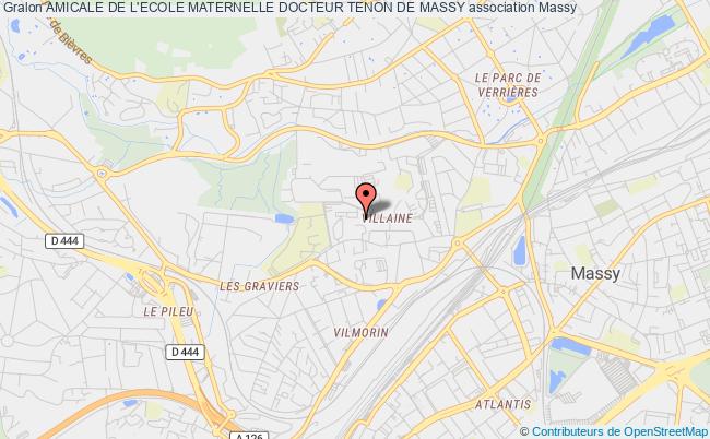 plan association Amicale De L'ecole Maternelle Docteur Tenon De Massy Massy